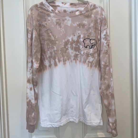 Ivory Ella long sleeve tie- dyed T-shirt - Picture 5 of 7